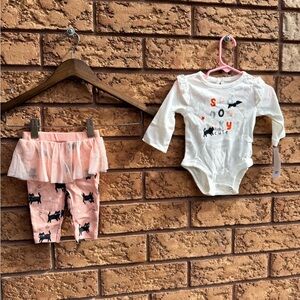 ▪️4/$25- Carters Halloween “Spooky” 2 Piece Outfit